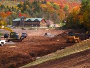Beginners Ski Area construction, October 2012